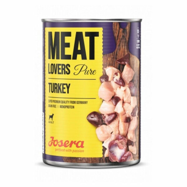 JOSERA Meat Lovers Pure Turkey konzerva pro psy 400 g porovnat ceny