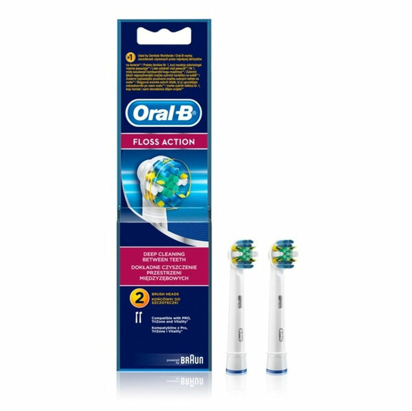 ORAL-B EB 25-2 Floss Action s technologií CleanMaximiser náhradní hlavice 2 ks porovnat ceny