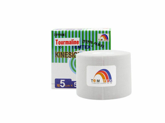 Temtex kinesio tape Tourmaline, bílá tejpovací páska 5cm x 5m porovnat ceny