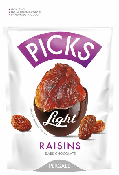 PICKS Rozinky v hořké čokoládě 90 g porovnat ceny