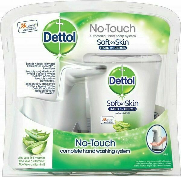 Dettol Bezdotykový dávkovač mýdla Aloe+vit.E 250ml porovnat ceny