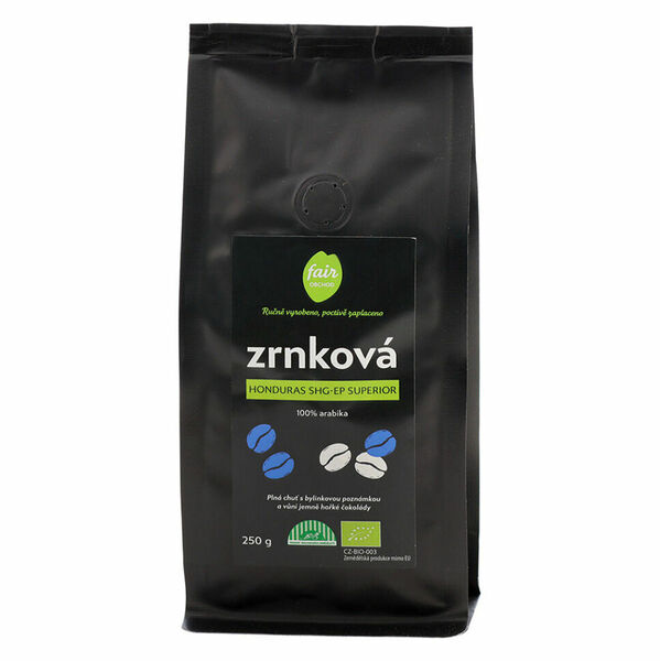 FAIROBCHOD Zrnková káva Honduras SHG superior BIO 250 g porovnat ceny