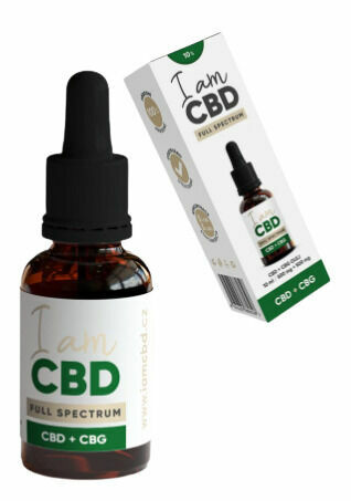 I am CBD Full Spectrum CBD 5 % a CBG 5 % konopný olej 10ml porovnat ceny
