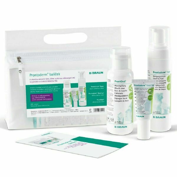 B.Braun  Prontoderm Foam + Nasal Gel + ProntOral balíček porovnat ceny