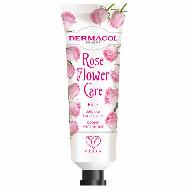 DERMACOL Flower Care Opojný krém na ruce Růže 30 ml porovnat ceny