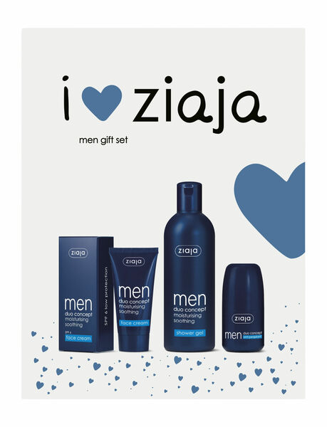 Ziaja SET MEN GEL DUS+CREMA TEN+ROLL-ON ANTIPERSPIRANT porovnat ceny