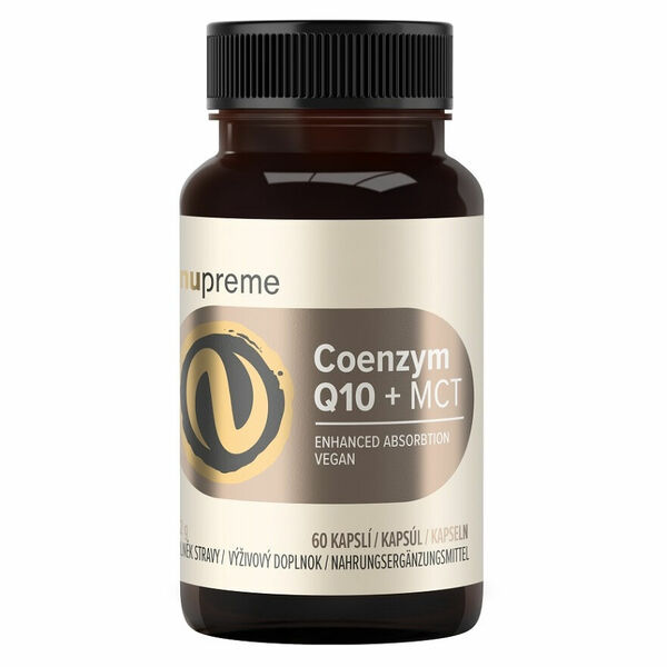 NUPREME Coenzym Q10 + MCT 60 kapslí porovnat ceny