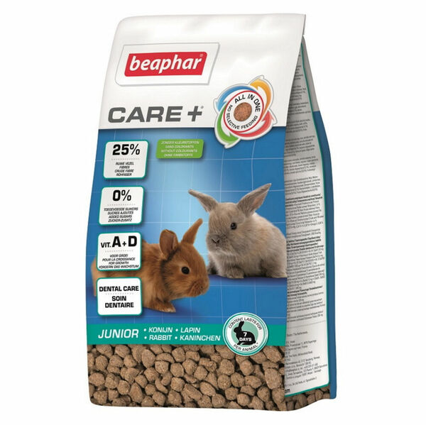 BEAPHAR Care+ krmivo junior králík 1,5 kg porovnat ceny