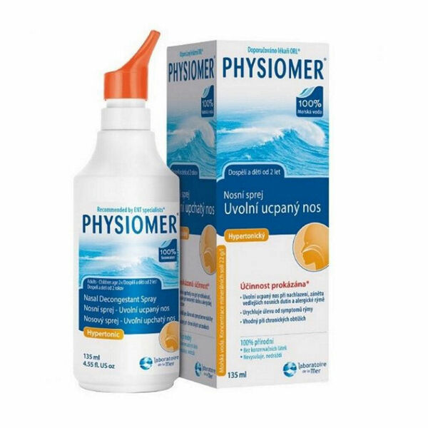 PHYSIOMER Hypertonický Alergie a nosní dutiny 135 ml porovnat ceny