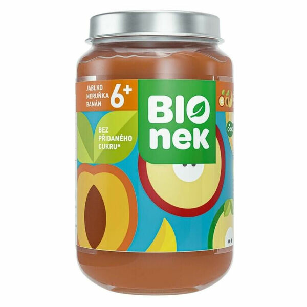 DEVA Bionek Ovocný příkrm Jablko, Meruňka a Banán od 6.měíce 190 g porovnat ceny