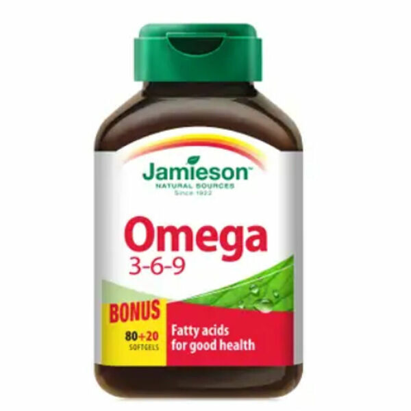 JAMIESON Omega 3-6-9 1200 mg 100 kapslí porovnat ceny