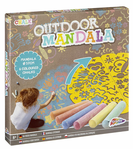 Mac Toys Mandala šablona + 6 kříd 1 ks porovnat ceny
