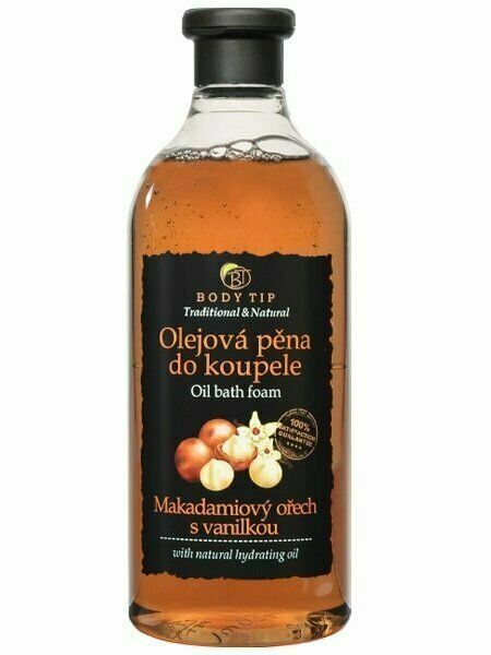 Body Tip Olejová pěna do koupele Makadamový ořech s vanilkou 750 ml porovnat ceny