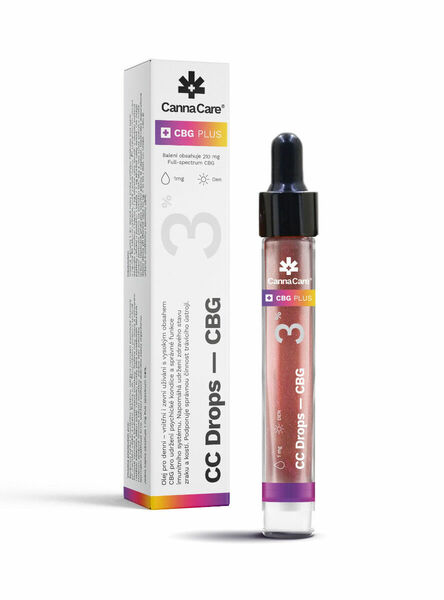 CannaCare CC Drops - CBG 3% den 7 ml porovnat ceny
