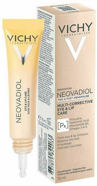 Vichy Neovadiol Peri & Post-Menopause Bohatý krém na kontury očí a rtů zcitlivěné stárnutím 15 ml porovnat ceny