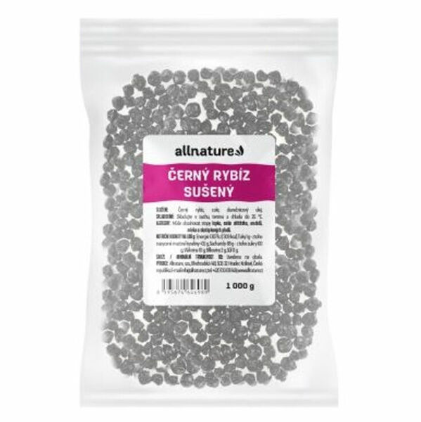 ALLNATURE Rybíz černý sušený 1000 g porovnat ceny