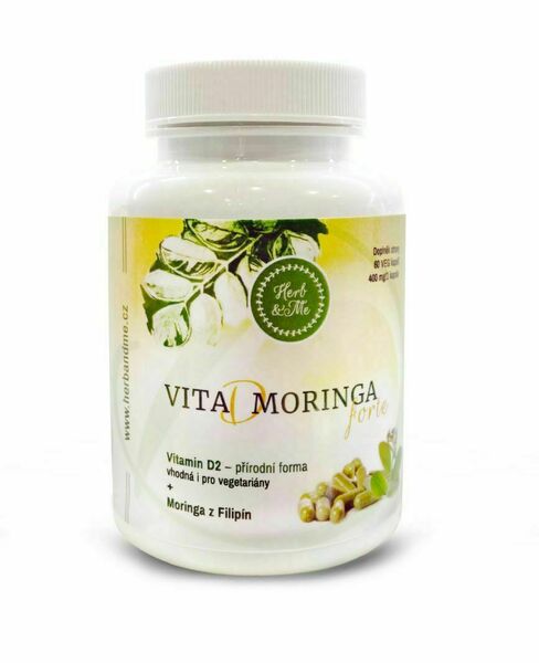 Herb&Me Moringa Vita D Moringa forte 60 kapslí porovnat ceny