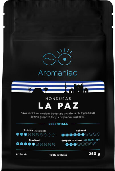 Aromaniac Honduras La Paz, zrnková 250 g porovnat ceny