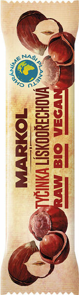 Markol Bio lískoořechová raw tyčinka 40g porovnat ceny