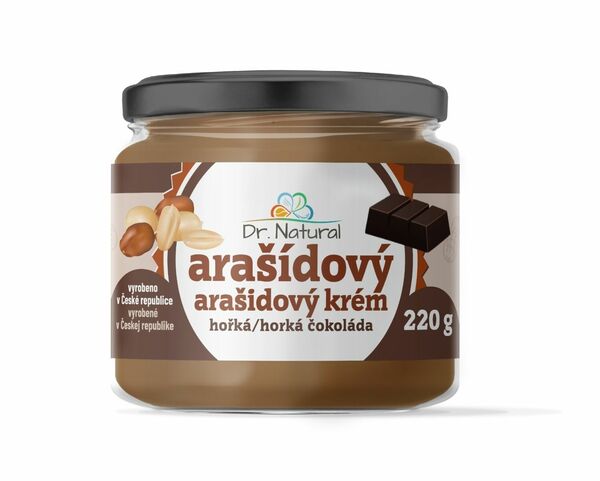 Dr. Natural Arašídový krém s hořkou čokoládou 220 g porovnat ceny
