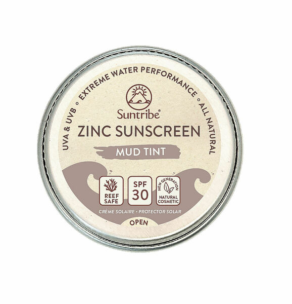 Suntribe Přírodní opalovací krém se zinkem Obličej & Sport tělový SPF30 10 g porovnat ceny