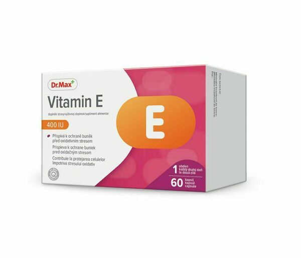 Dr. Max Vitamin E 400 I.U. 60 kapslí porovnat ceny