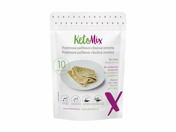 KetoMix Proteinová cibulovo pažitková omeleta 250 g porovnat ceny