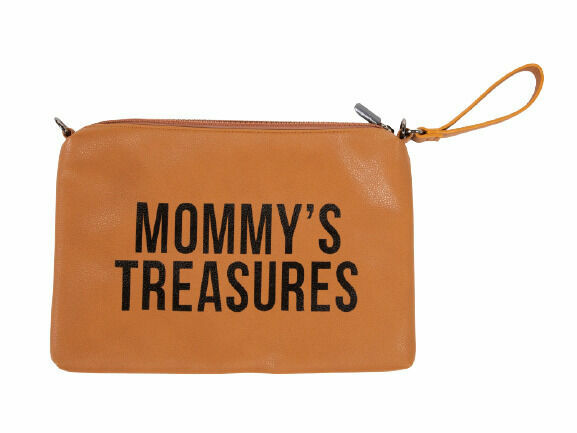 Childhome Pouzdro na zip s poutkem Brown porovnat ceny
