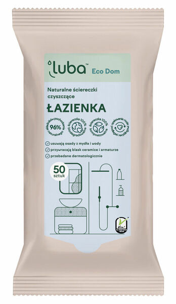 LUBA Eco Přírodní čistící ubrousky Koupelna 50 ks porovnat ceny