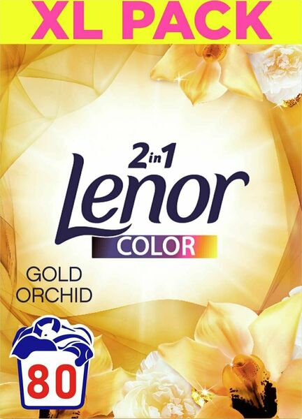II. jakost Lenor Color - Gold Orchid, prací prášek (80 pracích dávek) 5.2 kg porovnat ceny