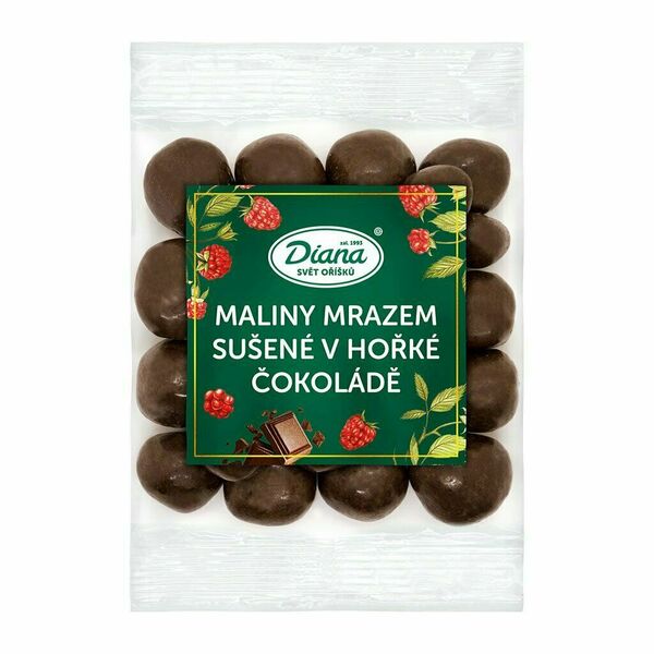 Diana Company Maliny mrazem sušené v hořké čokoládě 100g porovnat ceny