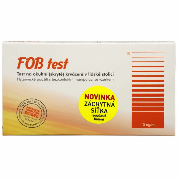 FOB Test na okultní krvácení v lidské stolici porovnat ceny