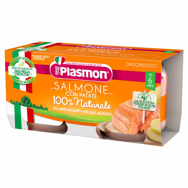 Plasmon Losos s brambory příkrm od ukončeného 6. měsíce 2x80 g porovnat ceny