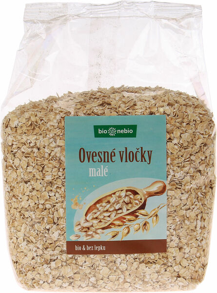 Bio*nebio  Bio nebio Bio ovesné vločky bezlepkové malé 500g porovnat ceny