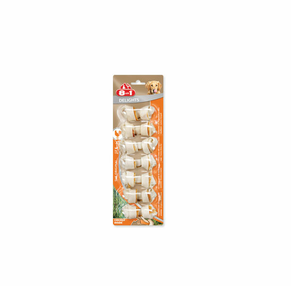 8in1 Pochoutka Delights kost žvýkací XS 7 ks porovnat ceny