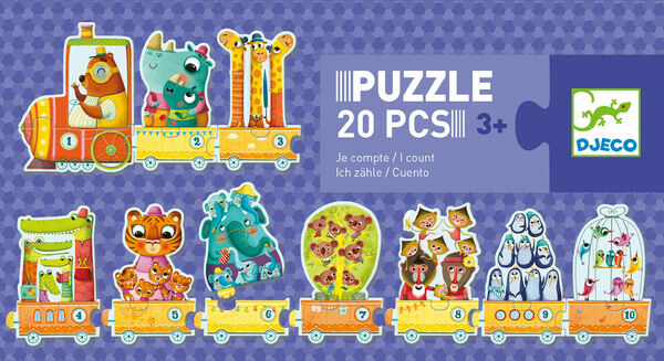 Djeco Trio Puzzle Kolik nás je? porovnat ceny