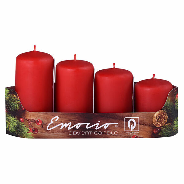 Z-TRADE Emocio Svíčky stupňované 40 mm Červené 4 kusy porovnat ceny