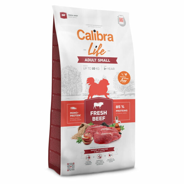 CALIBRA Life Fresh Beef Adult Small granule pro psy 1 ks, Hmotnost balení: 1,5 kg porovnat ceny