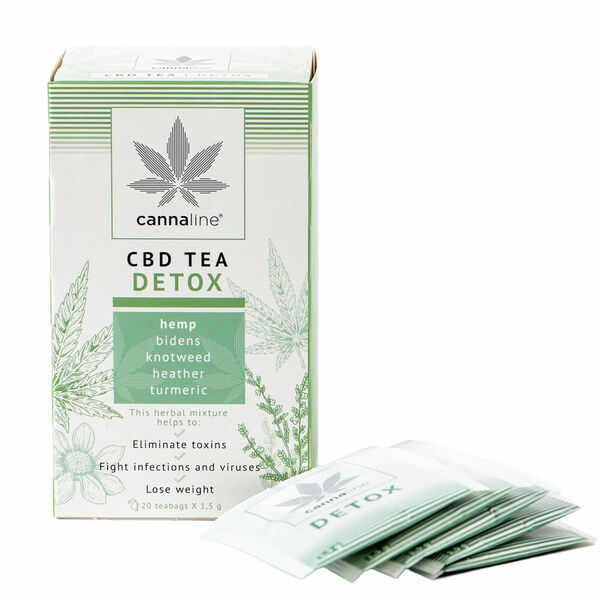 Cannaline CBD Tea Detoxikační konopný čaj porcovaný 30g porovnat ceny