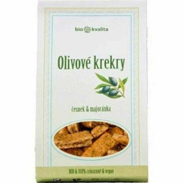 BIO NEBIO Česnekové krekry s rozmarýnem 130 g porovnat ceny
