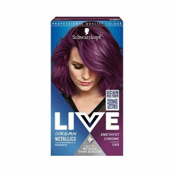 Live Urban Metallics Barva na vlasy U69 fialový chrom 60 ml porovnat ceny