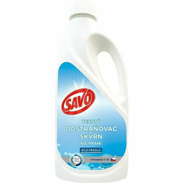 Savo Tekutý odstraňovač skvrn na bílé prádlo 900 ml porovnat ceny