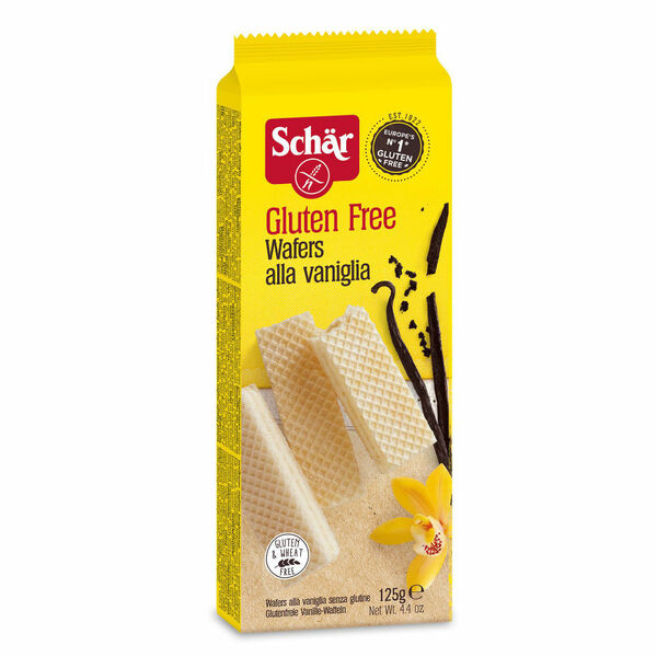 SCHÄR Waffers alla vaniglia bezlepkové oplatky 125 g porovnat ceny