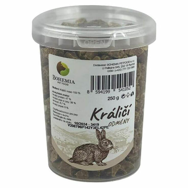BOHEMIA PET FOOD Králičí odměny pro psy 250 g porovnat ceny