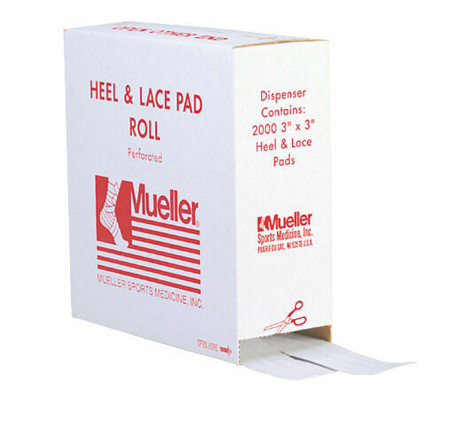 Mueller Heel & Lace Pads Pre-cut, polštářky do bot, zásobník 10 ks porovnat ceny