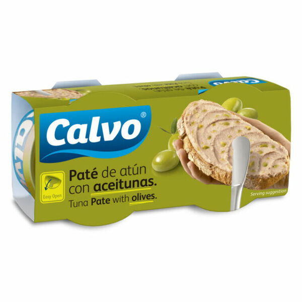 CALVO Tuňákové paté s olivami 2 x 75 g porovnat ceny