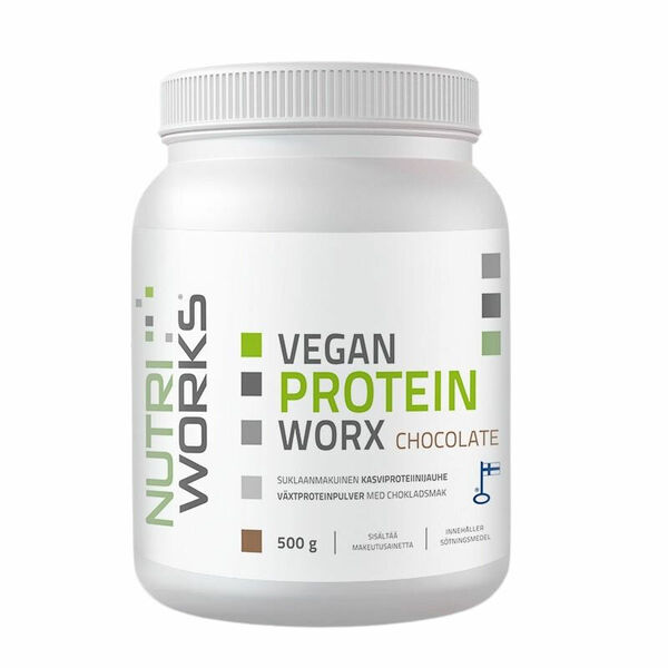 NutriWorks Vegan Protein Worx čokoláda 500g porovnat ceny