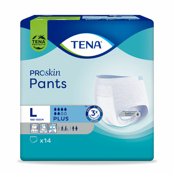 Tena Pants Plus L inkontinenční kalhotky 14 ks porovnat ceny