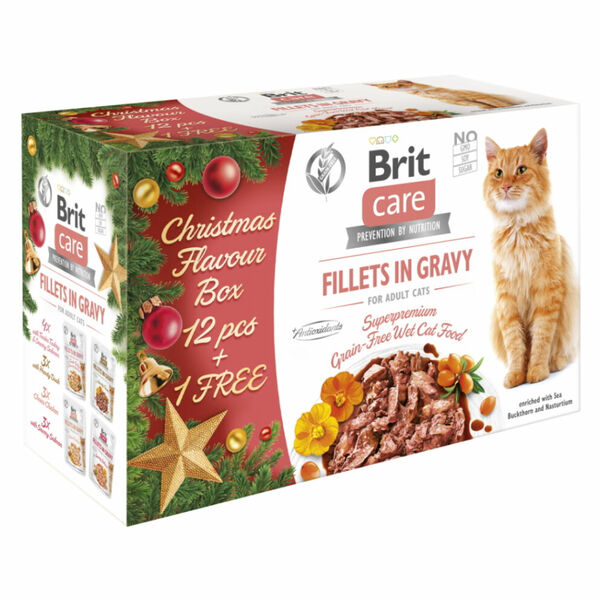 BRIT Care Cat Christmas multipack kapsičky pro kočky 12+1 zdarma porovnat ceny