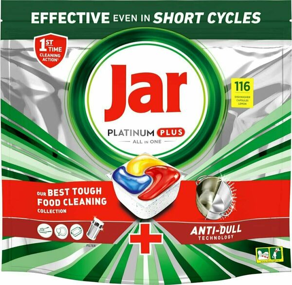 Jar kapsle na nádobí Platinum Plus Yellow 116 ks porovnat ceny